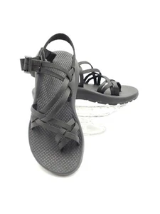 CHACO Women ZX/2 Classic Sandal Black Strap Shoe US Size 6 PreOwned - Picture 1 of 12