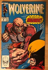 Wolverine Comic #18 Wrath Of Roughhouse! (1991) Byrne Art, Mid-To-High-Grade!