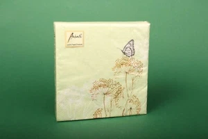 Napkins "Butterfly Branches Green" Ambience Studio Lunch Napkins 33x33 - Picture 1 of 1