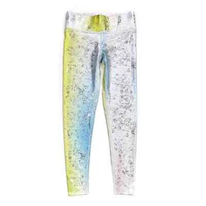 TEREZ Balayage Hi-Shine Leggings in Rainbow Haze Size XS - Picture 1 of 7