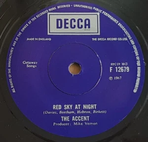 L'ACCENT - Ciel rouge la nuit REPRO/RÉÉDITION. Psych classic .HEAR IT - Photo 1/2
