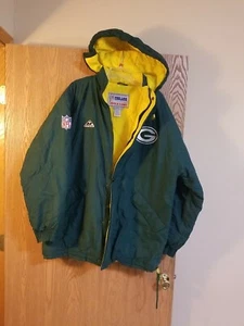 Chaqueta Abrigo Green Bay Packers APEX One Pro Line Cremallera Completa con Capucha Adulto XL USADA EN EXCELENTE ESTADO - Imagen 1 de 5