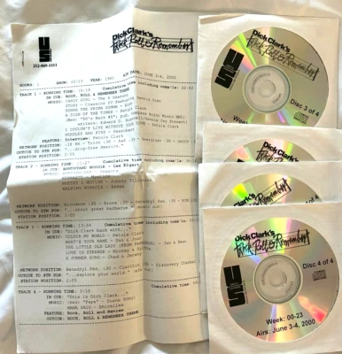 6/3/00 DICK CLARK'S  RR&R  PETULA CLARK FEATURE w/4 INTERVIEWS & 7 HITS; 1961 - Image 1 of 4