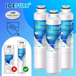 3 Pack Fit For Samsung RF26J7500SR/AA RF26J7500WW/AA Refrigerator Water Filter - Picture 1 of 9