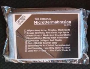 The Original MicroDermabrasion Cloth - Remember These?- Acne Blackheads Wrinkles - Picture 1 of 6