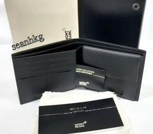 MontBlanc Herren Westside 4cc schwarze Geldbörse Münzetui Leder authentisch NEU 8373 - Bild 1 von 9
