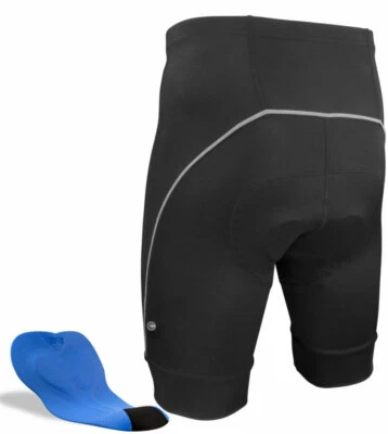 Aero Tech BIG Men's Clydesdale Padded USA Bike Shorts with Wide Chamois - Image 1 of 4