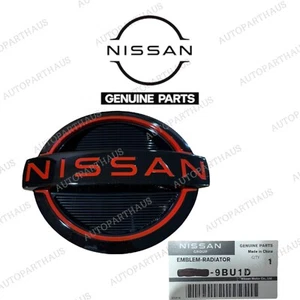 FITS: 22 - 25 NISSAN FRONTIER FRONT GRILLE GRILL EMBLEM LOGO RED ACCENT OEM NEW - Picture 1 of 5