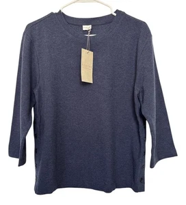 Poetry Baumwollpullover Damen 8 Pullover Pulli blau NEU mit Etikett - Bild 1 von 9