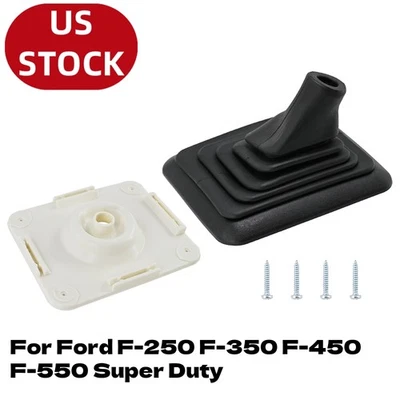 Manual Transmission Gear Shifter Knob Boot For 1999-07 Ford F250 F350 Super Duty Foto 1 de 4