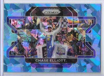 Panini Prizm Racing Chase Elliott #92 2022 paseos en hielo agrietado azul 21/25 Foto 1 de 2