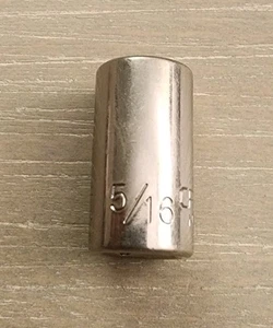 Craftsman USA 5/16" Socket 12 Point 1/4" Drive Inverted G1 43603 - Picture 1 of 5