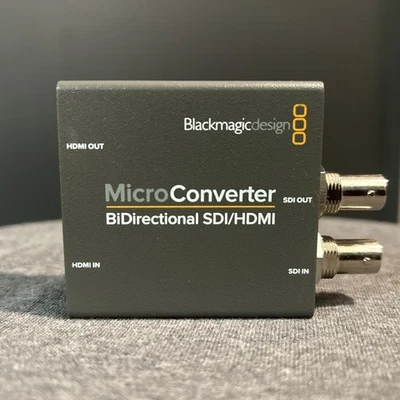 Microconvertidor Blackmagic Design/SDI/HDMI wPSU Foto 1 de 4