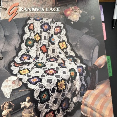 CROCHET Annie’s Afghan Quilt Club ~ “Granny’s Lace Afghan” ~ PATTERN ~ - Image 1 of 3
