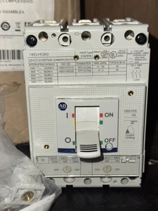 Alan Bradley - 140G-HC6F3-D10  100 amp Circuit Beaker 65kA New In The Box - Picture 1 of 2