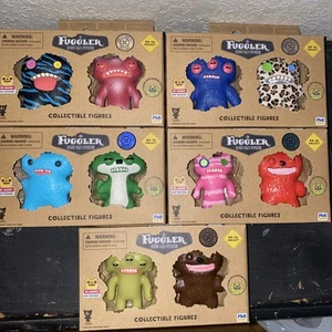 Fuggler Ugly Monster Collectible 2 Pack Mini Figurines (All 5 Packs) 10 Figures - Picture 1 of 4