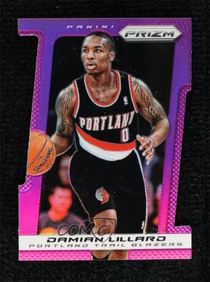 2013-14 Panini Prizm Purple Prizm Die-Cut /49 Damian Lillard #19 - Image 1 of 2