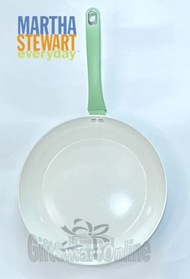 Sartén antiadherente de aluminio Martha Stewart Everyday 12" Rexford de cerámica Foto 1 de 4