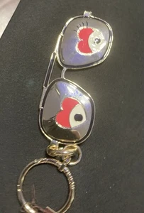 Rare  Henri Bendel Key Chain Glasses Authentic NWT - Picture 1 of 6