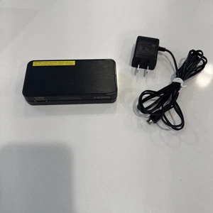 Insignia™ - HDMI Audio Extractor with 4K and HDR Support - Black, NS-HZ340 USED - Picture 1 of 4