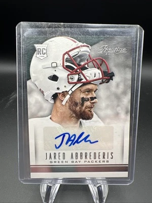 2014 Panini Prestige Auto RC #246 Jared Abbrederis Wisconsin Badgers Packers - Image 1 of 4
