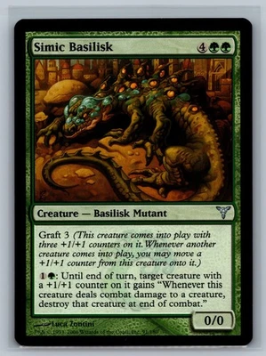 Magic The Gathering Dissension Simic Basilisk #91/180 MTG TCG CCG - Image 1 of 2