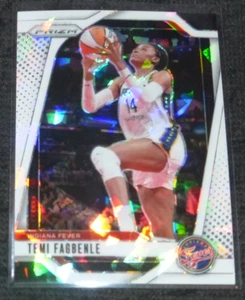 2024 PANINI WNBA PRIZM TEMI FAGBENLE #136 WHITE CRACKED ICE REFRACTOR #D 24/25 - Bild 1 von 2