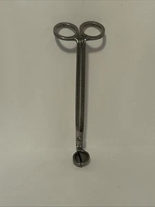 VINTAGE SILBERFARBENER KERZENDOCHTSCHNEIDER. Vintage Kerzendocht Trimmer - Bild 1 von 24