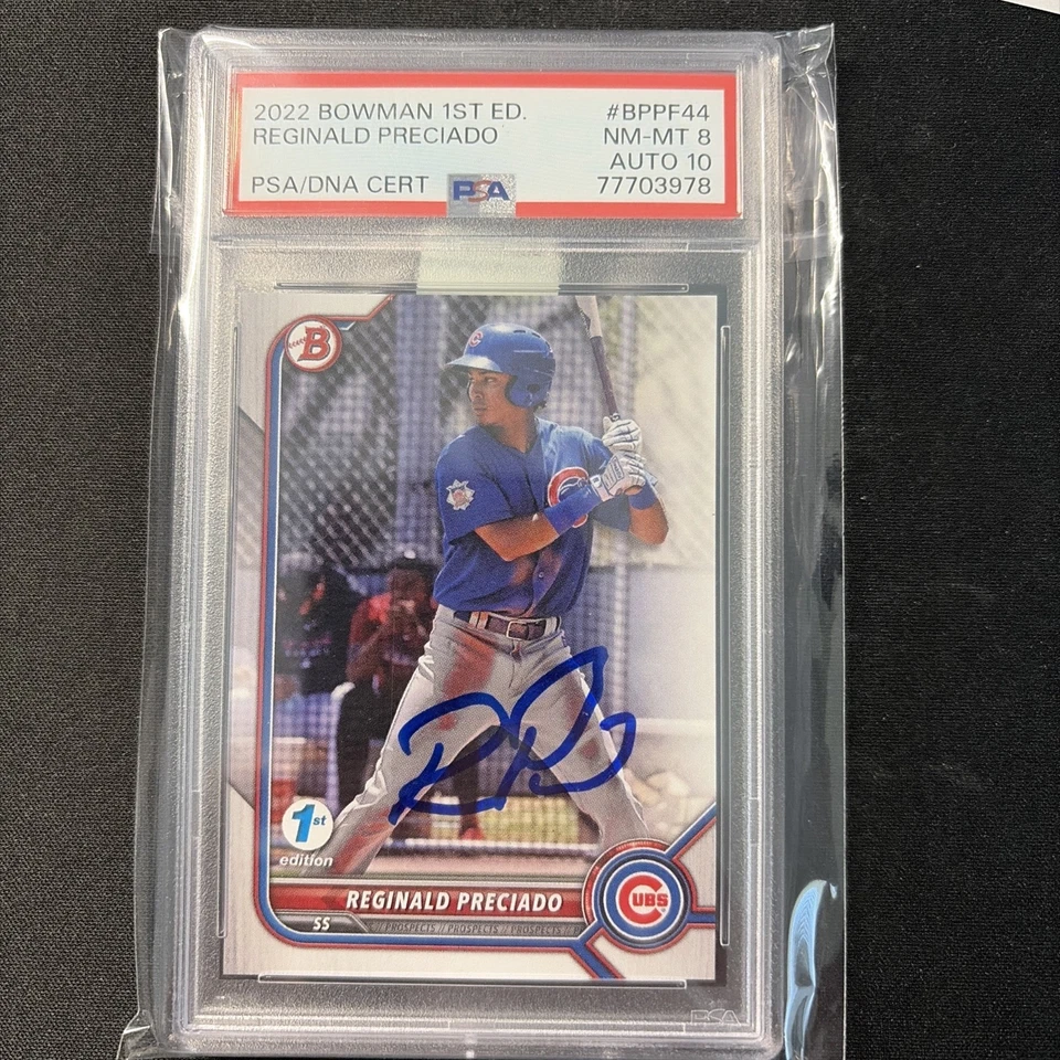 2022 Bowman 1st Edition - Reginald Preciado #BPPF-44 (RC) - Image 1 of 1