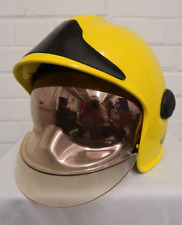 MSA Gallet Fireman Helmet Size range: 58-65cm w/ Chin Strap Visor , British Army