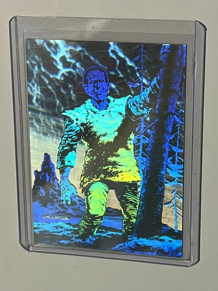BERNIE WRIGHTSON MASTER OF THE MACABRE 1993 FRANKENSTEIN HOLOGRAM PROMO CARD NMT - Image 1 of 1