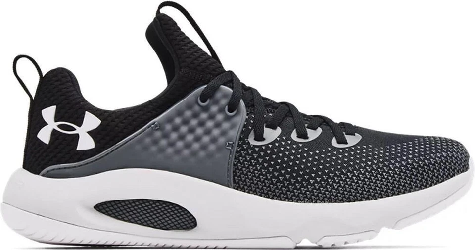 Size 8 - Under Armour HOVR Rise 3 Black Halo Grey