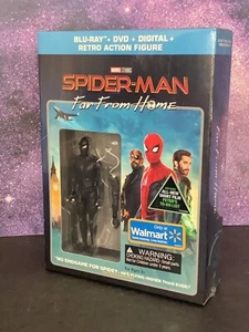 Spider-Man Far From Home (Blue-Ray, DVD, Digital) Retro Figure Walmart Exclusive - Imagen 1 de 5