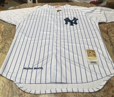 Camiseta deportiva de béisbol Mitchell & Ness MLB Mickey Mantle New York Yankees para hombre 54 nueva con etiquetas Foto 1 de 4