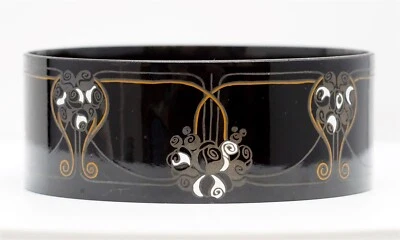 Handmade MICHAELA FREY AICHBERGER Enamel Bangle Bracelet Made in Austria - Image 1 of 4