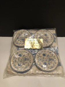Vintage 24 Rice Paper Blue Napkins Coasters Made In Japan - Picture 1 of 6