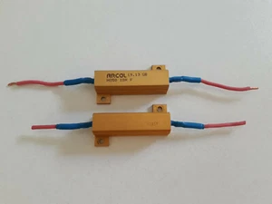 2 Resistenze Arcol 50W 10 ohm alta potenza HS50 10R F dissipatore alluminio - Foto 1 di 3