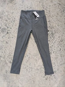 Leggings Adidas Aeroready donna XL grigio scuro erica nuovi con etichette - Foto 1 di 4
