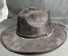 Suede, Indiana Jones, Style, Cowboy Hat by BC Corral Size Large