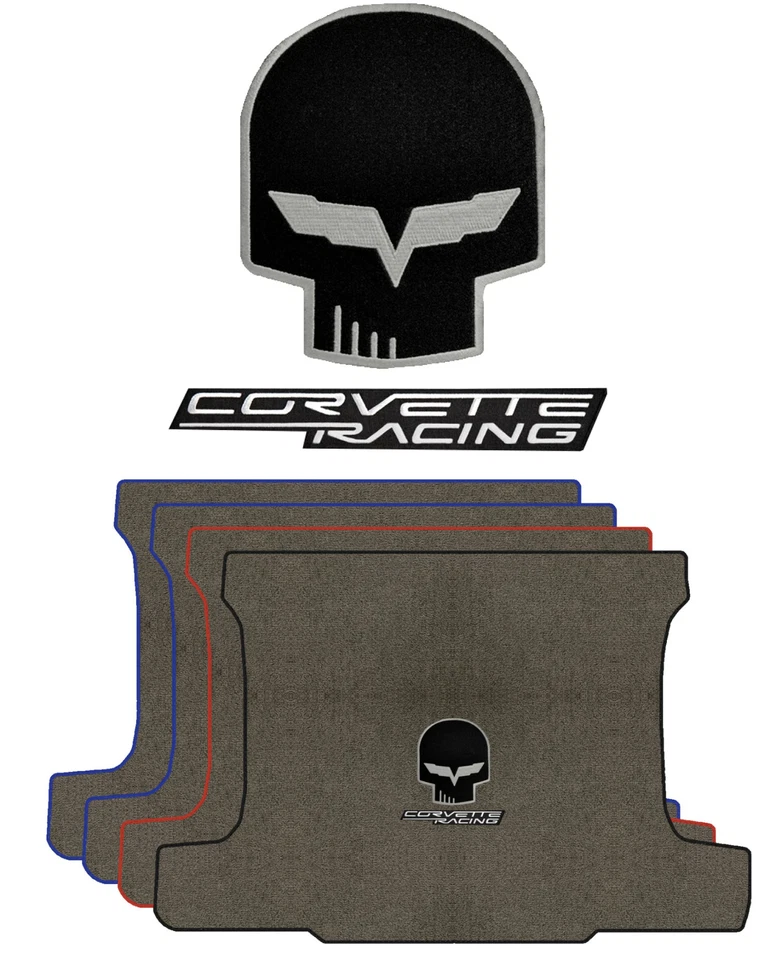 Alfombra de cubierta Lloyd Ultimat para Chevrolet Corvette 2006-2013 (#L445) gris euro Foto 1 de 4