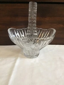Princess House Heritage Cut Glass Easter Basket 7.5" - Picture 1 of 3