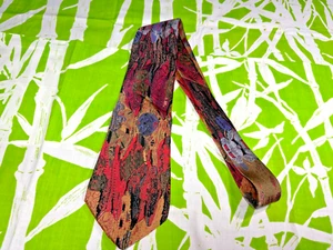 Vintage COOGI Australia Multicolor 100% Silk Tie - Picture 1 of 3