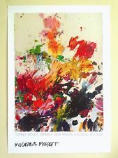 CY TWOMBLY ABSTRACT EXPRESSIONIST PRINT MODERNA MUSEET LARGE EXHIBITION POSTER