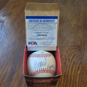 2014 Rafael Devers Gulf Coast minor league Autographed baseball PSA Red Sox - Afbeelding 1 van 7