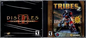 Tribes 2 & Disciples II Dark Prophecy Pc Brand New XP - Picture 1 of 2