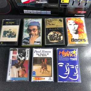 Super Cassette Tape Bundle x7, Rock/Pop, All Play Tested/working 👍 All Pictured - Picture 1 of 15