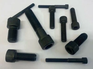 M8 & M10, 1.00mm Pitch,Metric Fine, CAP Head Socket Screws, Allen, Self Colour. - Picture 1 of 4