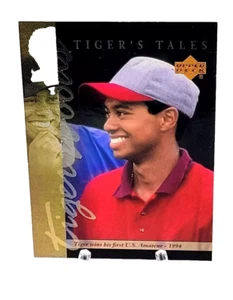 3 CARD LOT  Tiger Woods 2001 Upper Deck Tiger's Tales #TT9 Rookie Year & bonus - Picture 1 of 2