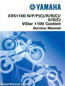 1999-2005 Yamaha XVS1100S SC V-Star Custom Service Manual : LIT-11616-CU-11 - Picture 1 of 1