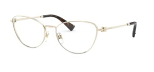 Authentic Valentino  Eyeglasses VA 1016-3003 Pale Gold w/ Demo lens "NEW" 42mm - Picture 1 of 6